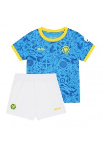 Fotbalové Dres Wolves Dětské Třetí Oblečení 2025-26 Krátký Rukáv (+ trenýrky)